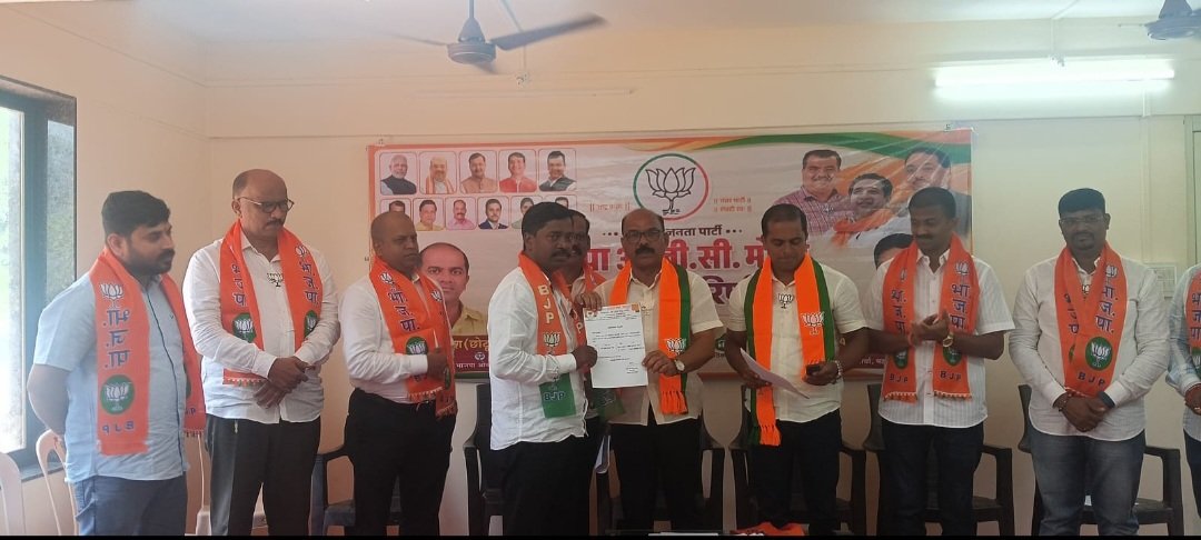 भाजप ओबीसी मोर्चाच्या जिल्हा सरचिटणीसपदी प्रकाश मेस्त्री...!*