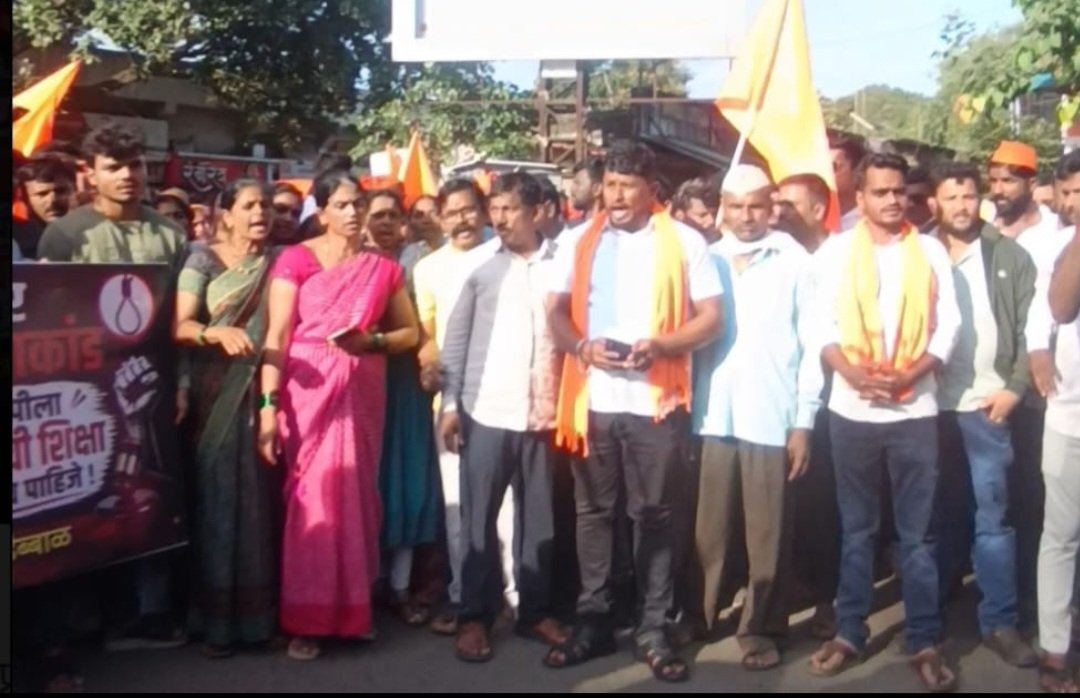 कुपवाड दुहेरी हत्याकांडाचा निषेध ; सांगली  बंद मोर्चातून आरोपीला फाशीची मागणी